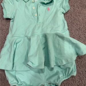 Ralph Lauren Mint Green Kids Dress